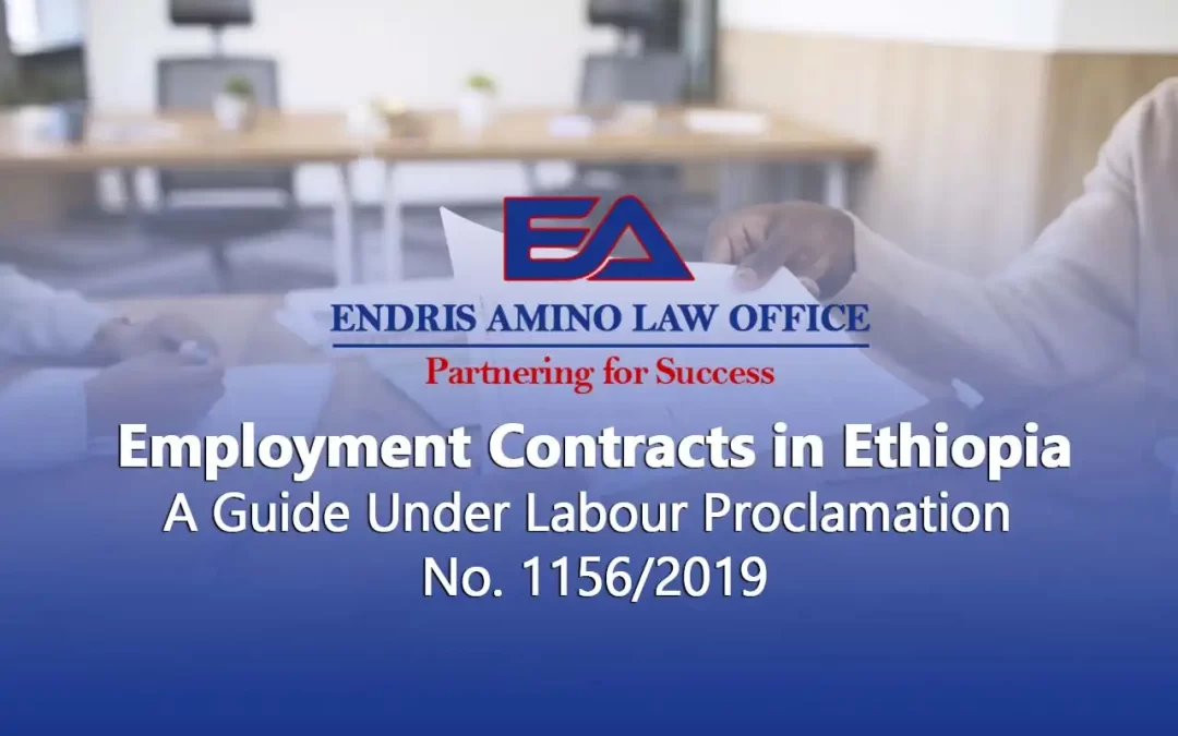 Employment Contracts in Ethiopia: A Guide Under Labour Proclamation No. 1156/2019